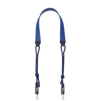 Ulanzi CSS2 U-Snap camera shoulder strap in Astral Blue with padded shoulder support and dual quick-release buckles for easy camera attachment