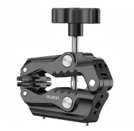 Ulanzi HD02 Super Clamp with adjustable anti-slip jaws, dual 1/4-inch threaded holes, a 3/8-inch threaded hole, and ARRI positioning pins for stable photography and videography mountingUlanzi HD02 Super Clamp with adjustable anti-slip jaws, dual 1/4-inch threaded holes, a 3/8-inch threaded hole, and ARRI positioning pins for stable photography and videography mounting