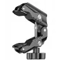 Ulanzi HD02 Super Clamp - heavy-duty adjustable clamp with anti-slip rubber pads, ARRI positioning pins, and dual 1/4” and 3/8” threaded holes for secure mounting of lights, monitors, and camera accessories