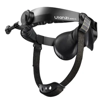 Головная повязка Ulanzi HERO 01 для экшн-камеры с 360-градусной регулируемой монтажной платформой и адаптером для смартфона для съемки от первого лица.