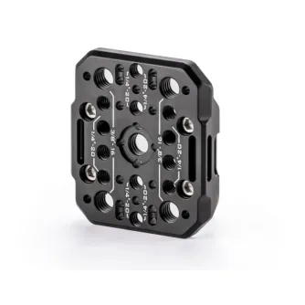 Крепёжная задняя пластина Tilta ES-T22-RMP для камеры Canon C400 с резьбой ARRI 1/4-20 и 3/8-16, петлями для ремней и лёгкой алюминиевой конструкцией
