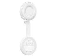 Ulanzi LM23 Mobile Phone Magnetic Fill Light V2 in white, featuring a magnetic base and circular LED ring light, designed for smartphone use with a central hole for camera alignment and compact, portable design.Ulanzi LM23 Mobile Phone Magnetic Fill Light V2 in white, featuring a magnetic base and circular LED ring light, designed for smartphone use with a central hole for camera alignment and compact, portable design.
