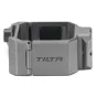 Tilta HDA-T15-MC-TG titanium gray mounting clamp featuring NATO rail attachment, side view