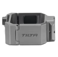 Крепежная скоба Tilta HDA-T15-MC-TG серого титанового цвета с креплением на NATO рейку, вид сбокуКрепежная скоба Tilta HDA-T15-MC-TG серого титанового цвета с креплением на NATO рейку, вид сбоку