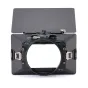 Tilta Mirage Pro 136mm matte box starter kit with carbon fiber sun visor, clamp-on system, and 45.6 filter holder viewed from above