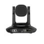 TelyCam Vision+ 4KN 30X PTZ camera rear view with HDMI, 3G-SDI, USB 3.0, and PoE+ ports for professional 4K live streaming and broadcasting