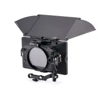 Матбокс Tilta Mirage Pro с набором VND фильтров, открытый вид с внутренними лотками для фильтров, верхним флагом и зажимным креплением для объективов 95мм, 114мм и совместимых размеровМатбокс Tilta Mirage Pro с набором VND фильтров, открытый вид с внутренними лотками для фильтров, верхним флагом и зажимным креплением для объективов 95мм, 114мм и совместимых размеров
