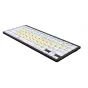 LogicKeyboard Dyslexie Bluetooth wireless keyboard for Mac UK featuring color-coded keys and Dyslexie font, designed for dyslexia support with a compact 78-key layout.