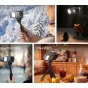Ulanzi L298 LM24 Mini Fill Light II handheld LED light for vlogging and outdoor filming with quick-release mount and IPX5 splash resistance