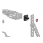 Tilta HDA-T08-MMA Mitchell Mount Adapter for Hydra Alien Mini - heavy-duty male Mitchell plate with locking collar for enhanced vehicle mounting compatibility