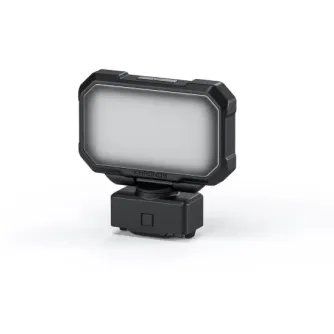 Компактная LED-панель Tilta Khronos Mini дневного света TK-MLP-DL-B с элегантным дизайном и рассеянной передней поверхностью, идеальна для портативного освещения в фотографии.