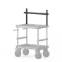 Tilta TC-MB-B melna alumīnija montāžstiegs Boulder Camera Cart ar vītņotiem fiksācijas punktiem, sānu skats