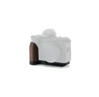 Tilta walnut wooden grip baseplate for Canon PowerShot V1 camera featuring an ergonomic side handle and aluminum mounting plateTilta walnut wooden grip baseplate for Canon PowerShot V1 camera featuring an ergonomic side handle and aluminum mounting plate