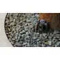 Tilta Canon PowerShot V1 kamera grīdas plātnes ar koka rokturi no valrieksta, uzstādīta uz kameras ar ārējo mikrofonu dabā