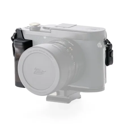 Tilta montāžas pamatne ar koka rokturi Leica Q3 - Melna