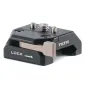 Tilta NATO Adapter for Rotatable Phone Mounting Bracket V2 - black spring-loaded clamp with red safety lock and 1/4-20 male thread