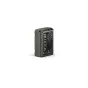 Tilta NP-FW50 980mAh USB-C battery with high-capacity cell for extended camera use, side view showing USB-C input port and safety certifications