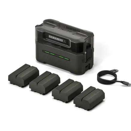 Tilta NP-FZ100 Lādētāja Stacija ar Akumulatoru Komplekts (4 Akumulatori)