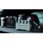 Tilta NP-FZ100 charging station with four battery slots, illuminated status indicators, USB-C powered, compatible with Sony NP-FZ100 batteries and third-party options