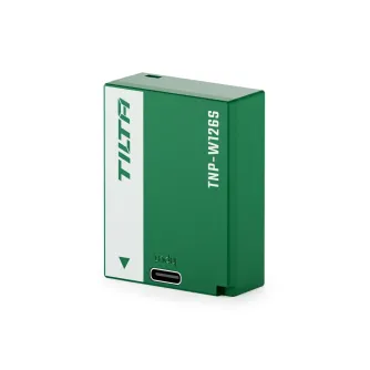 Аккумулятор Tilta NP-W126S 1050mAh с USB-C зарядкой в зелёной упаковке