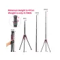 Ulanzi MT-49 Carbon Fiber Tripod Light Stand - Height Comparison from 47cm Folded to 1.94m Maximum Reach
