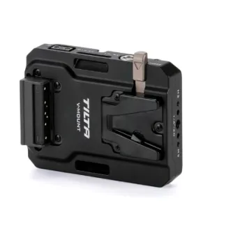 Tilta Hydra Alien Pro V-Mount Power Module HDA-T18-PM-V with secure battery lock and multiple regulated outputs for professional setups