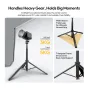 Ulanzi MT93 automātiski atvērtā statīva komplekts ar Uka bumbu galvu, izturīga alumīnija konstrukcija, stabilas trīskāju kājas un 360° panorāmas galva profesionālām kamerām un apgaismojumam.
