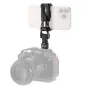 Tilta Rotatable Phone Mounting Bracket V2 with 1/4-20 adapter attached to Sony Alpha 7 camera for live streaming or video monitoring