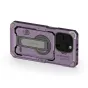 Tilta Khronos iPhone 16 Pro case in lavender color with camera cage design, modular accessory compatibility, and touch control bar.
