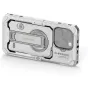Tilta Khronos iPhone 16 Pro case in Titanium White with modular design, featuring built-in lenses, depth scale dial, and locking clamp for accessories