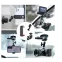 Ulanzi SC-01 heavy-duty 3-inch suction cup mount with vacuum pump, dual ball head magic arm, and versatile adapters for cameras and smartphones in use