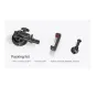 Ulanzi SC-01 3-inch vacuum suction cup kit featuring a dual ball head magic arm and phone clamp adapter for action cameras and smartphones
