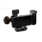 Tilta Khronos iPhone 17 Pro Ultimate Kit in Space Gray with Focus PD Handle, cooling system, USB-C hub, and wooden grip for professional mobile filmmaking