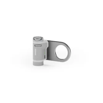Tilta Khronos Lite Control Handle with magnetic mount for iPhone 15/16/17 Pro, light gray, ergonomic design for professional video control