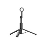 Ulanzi SK27 Magnetic Tripod Selfie Stick with fully extended telescopic pole and sturdy tripod base, designed for vlogging and outdoor photography.