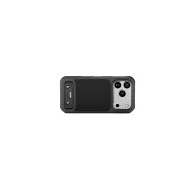Tilta Khronos Lite iPhone 17 Pro čaula melnā krāsā no muguras ar magnētisko papildinājumu montāžas vietu, divām kameru lēcām, zibspuldzi un mikrofonu.Tilta Khronos Lite iPhone 17 Pro čaula melnā krāsā no muguras ar magnētisko papildinājumu montāžas vietu, divām kameru lēcām, zibspuldzi un mikrofonu.