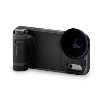 Tilta Khronos Lite Kit for iPhone 17 Pro Max - professional filmmaking case with ergonomic handle, 58mm Polarizer filter, and magnetic accessories mount