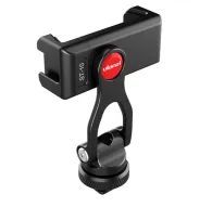 Ulanzi ST-10 smartphone holder with dual cold shoe and 1/4-inch tripod thread for versatile vlogging and photography setupsUlanzi ST-10 smartphone holder with dual cold shoe and 1/4-inch tripod thread for versatile vlogging and photography setups