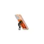 Tilta Khronos magnetic backplate for iPhone 16 Pro Max in orange, featuring an adjustable kickstand and a pop-out finger strap.