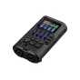 Zoom R4 MultiTrak handheld 4-track recorder featuring an illuminated LCD screen and track controls for professional audio recording