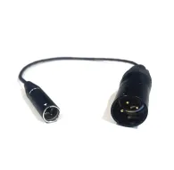 Mini XLR (M) / XLR (M) audio cable 0,3mMini XLR (M) / XLR (M) audio cable 0,3m