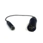 Mini XLR (M) / XLR (M) audio cable 0,5m