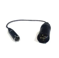 Mini XLR (M) / XLR (M) audio cable 0,7mMini XLR (M) / XLR (M) audio cable 0,7m