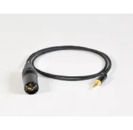 Кабель аудио Infinitek XLR-M на 3,5 мм, длина 0,5 м, черный оплетённый кабель с позолоченным разъёмомКабель аудио Infinitek XLR-M на 3,5 мм, длина 0,5 м, черный оплетённый кабель с позолоченным разъёмом
