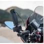 Амортизатор вибрации Insta360 INST110-02 на руле мотоцикла для стабильной съемки на экшн-камеру, подключен к навигатору