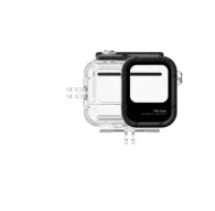 Insta360 Ace Pro 2 underwater housing case with clear optical glass lens and secure buckle lock, open view for filming at depths up to 60mInsta360 Ace Pro 2 underwater housing case with clear optical glass lens and secure buckle lock, open view for filming at depths up to 60m