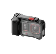 Insta360 Ace Pro 2 with Xplorer Grip Kit in gray, side view showcasing ergonomic grip for comfortable street photography and urban travelInsta360 Ace Pro 2 with Xplorer Grip Kit in gray, side view showcasing ergonomic grip for comfortable street photography and urban travel