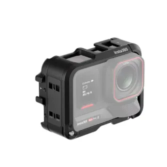 Крепёжная рамка для Insta360 Ace Pro 2 с надежными пазами для фильтров, микрофонов и осветительных приборов, вид спереди
