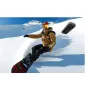 Insta360 Action Invisible Selfie Stick INST110-34 in use with an action camera while snowboarding, extending up to 100 cm for flexible 360-degree filming.