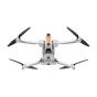 Insta360 Antigravity A1 drone top view with extended propellers and illuminated front camera module